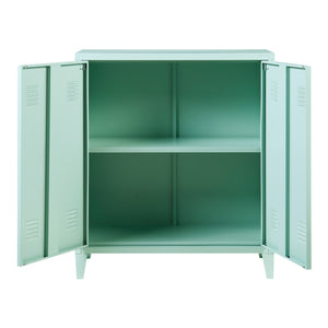 Armoire métallique Oripää - 90x80x33cm - Vert pastel