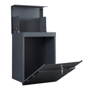 Boîte aux lettres Søllerød 58x44x35cm Anthracite [en.casa]