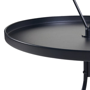 Table d'appoint Odal Métal Noir [en.casa]