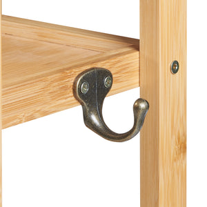 Étagère de salle de bain Höör 42x37x17 cm Bambou [en.casa]