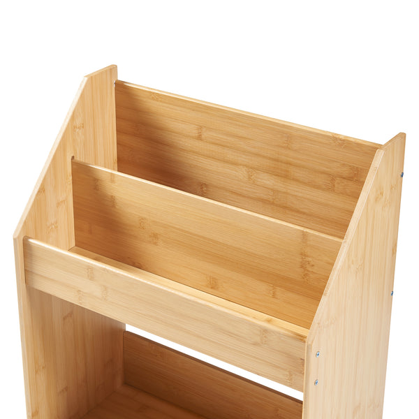 Table d'appoint Inderøy 80x50x25 cm Bambou [en.casa]