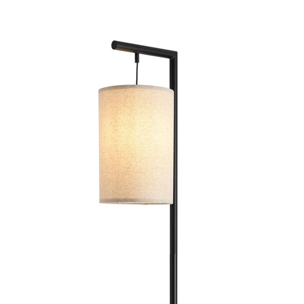 Lampadaire Skaun 161 x 42 x 42 cm noir beige lux.pro