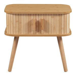 Table de chevet Nordkapp avec 2 portes [en.casa]