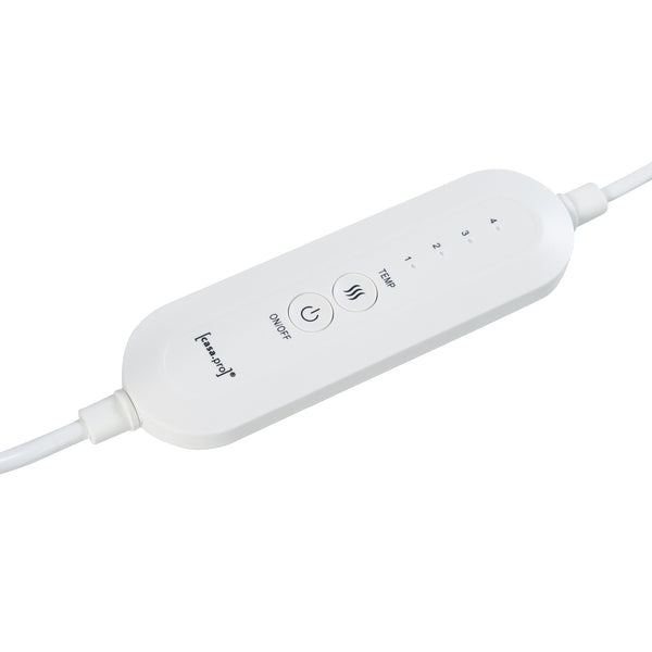 Chauffe-pieds électrique Bari 100W Gris [en.casa]