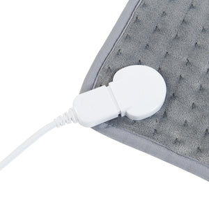 Coussin chauffant électrique Bella 80W 40x30cm Gris [en.casa]