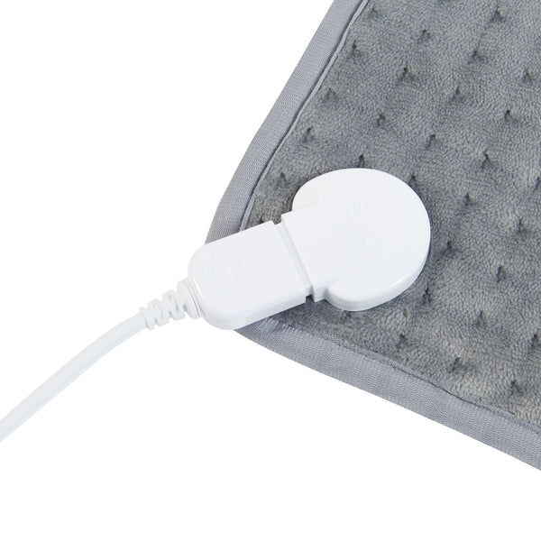 Coussin chauffant électrique Bella 80W 40x30cm Gris [en.casa]