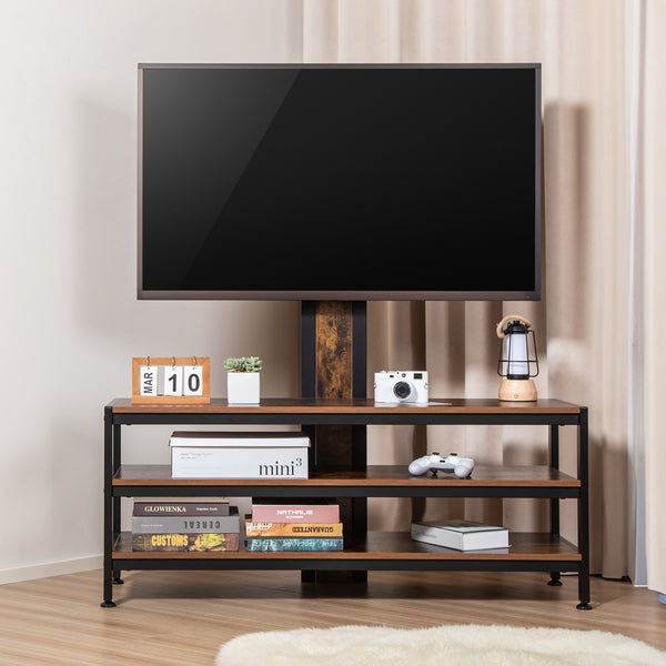 Support TV Stockholm avec meuble TV 120x40x108cm [pro.tec]