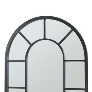 Miroir mural Enonkoski 90x60 cm Noir [en.casa]