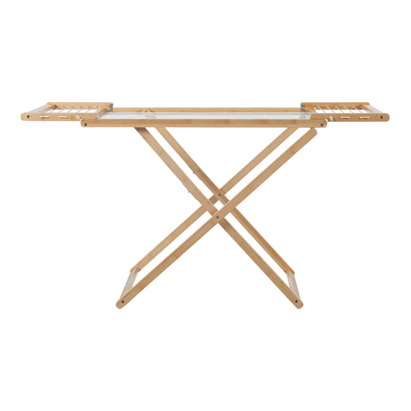 Étendoir pliant Fakala 154x59x82 cm Bambou [en.casa]