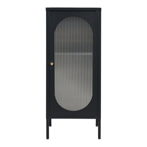 Armoire d'appoint Karlskrona 102x43x40 cm Noir, mat [en.casa]