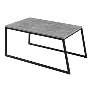 Table d'appoint Hyllestad lot de 2 Noir/effet béton [en.casa]