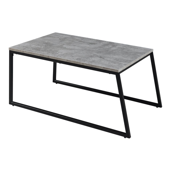 Table d'appoint Hyllestad lot de 2 Noir/effet béton [en.casa]