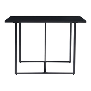 Ensemble de meubles de jardin Accadia 3 pièces Noir/Marron [casa.pro]