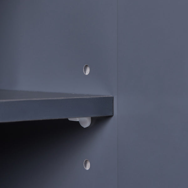 Armoire suspendue Overath 30x30x60 cm Gris [en.casa]