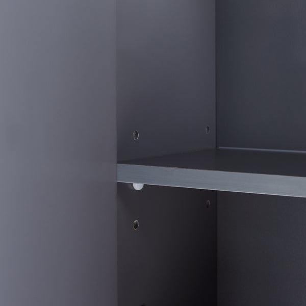 Armoire à miroir Overath 60x20x50 cm Gris [en.casa]