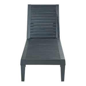 Chaise longue Ateleta 172x58 cm Noir [casa.pro]