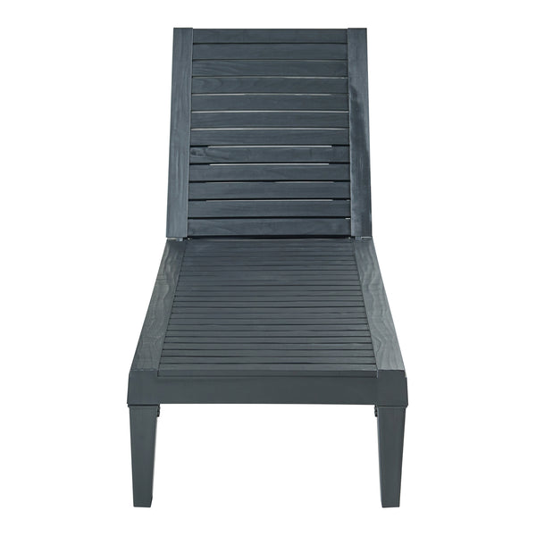 Chaise longue Ateleta 172x58 cm Noir [casa.pro]