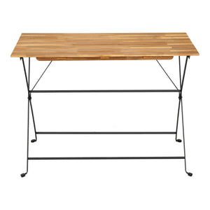 Ensemble de mobilier de jardin Bovino 5 pièces en bois d'acacia [casa.pro]