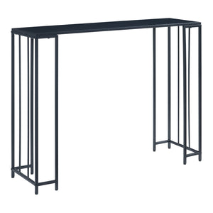 Console Ørsta Lot de 2 Noir [en.casa]