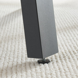 Structure de table Lot de 2 Kraftisried 72x70cm Noir [en.casa]