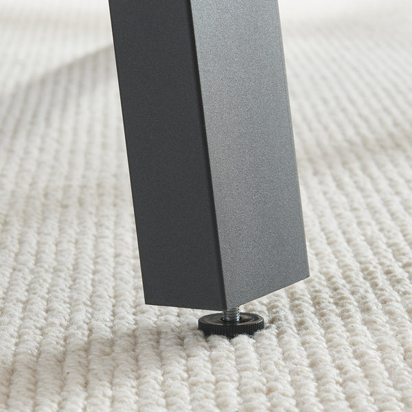 Structure de table Lot de 2 Kraftisried 72x70cm Noir [en.casa]