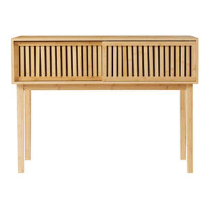 Table console Ørland bambou 110 x 39 x 81 cm naturel [en.casa]