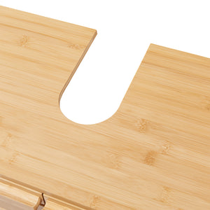 Meuble sous-lavabo Epind 60x66x30 cm Bambou Naturel [en.casa]