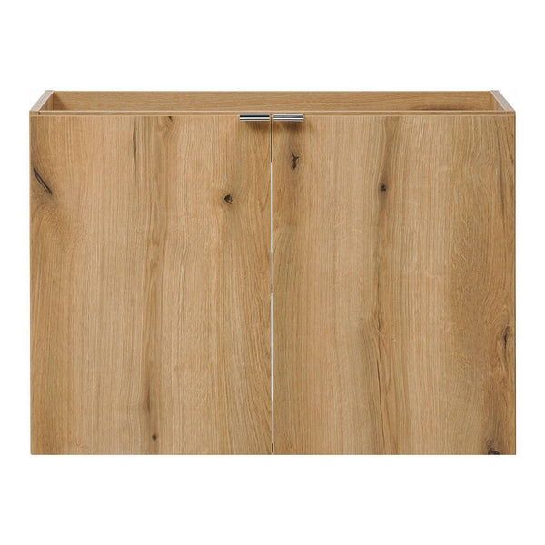 Ensemble de meubles de salle de bains NEWPORT avec miroir 80 x 57 x 39 cm effet chêne [en.casa]