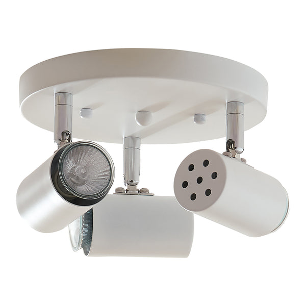 Plafonnier Bathgate 3 x GU10 Blanc [lux.pro]