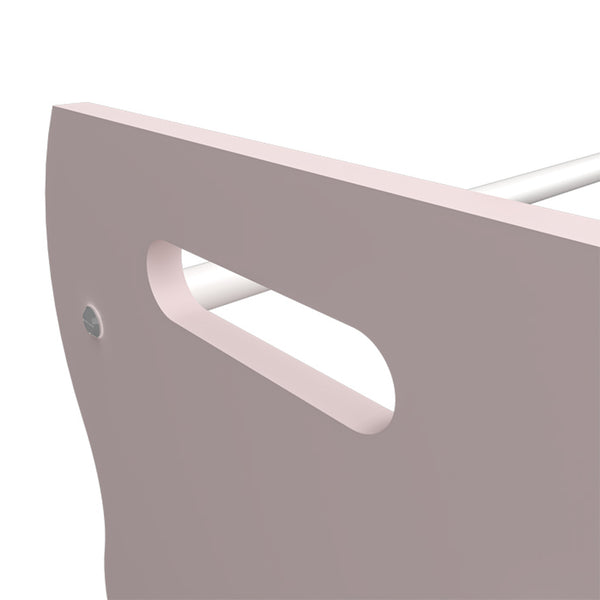 Étagère pour enfants Vestnes avec 12 boîtes de rangement 78x86x27 cm Cotton Candy/Blanc [en.casa]