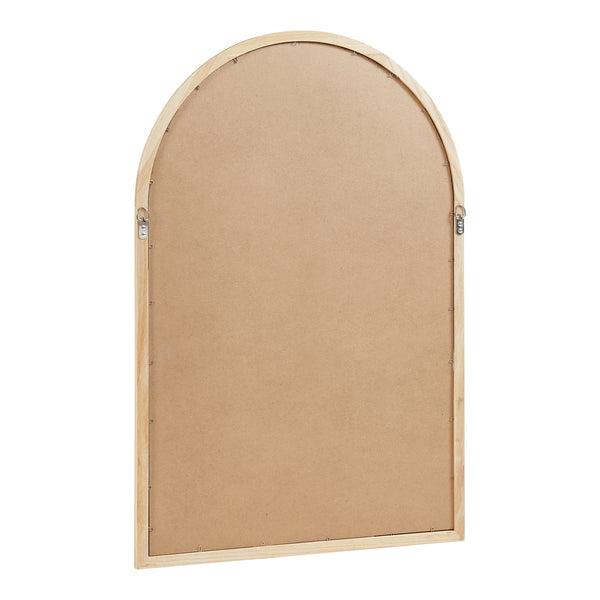 Miroir mural Podena 90x60 cm Naturel [en.casa]