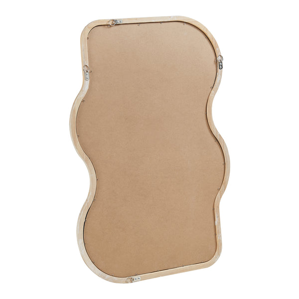 Miroir mural Bellerirnu 90x60 cm aspect chêne Sonoma [en.casa]