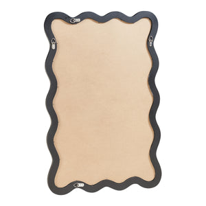 Miroir mural Koster 90x60 cm Noir [en.casa]