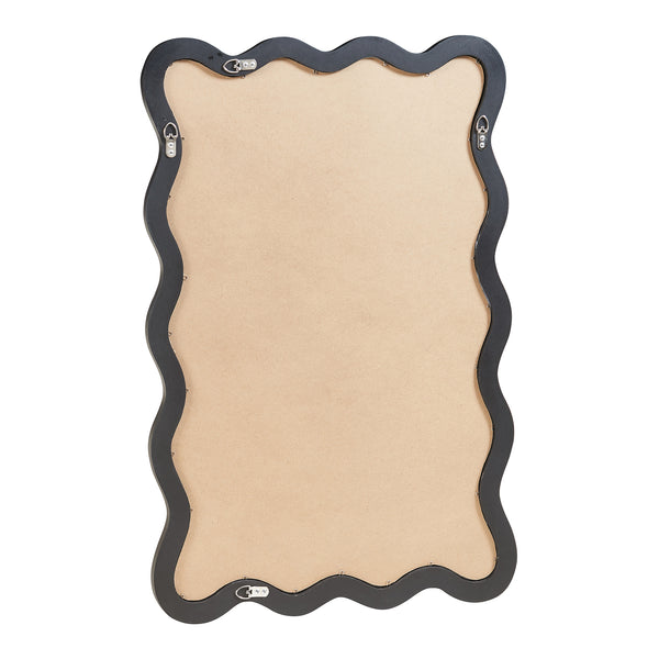 Miroir mural Koster 90x60 cm Noir [en.casa]