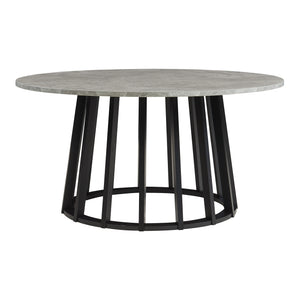 Table basse de salon Buzzard 90 x 45 cm effet béton noir [en.casa]
