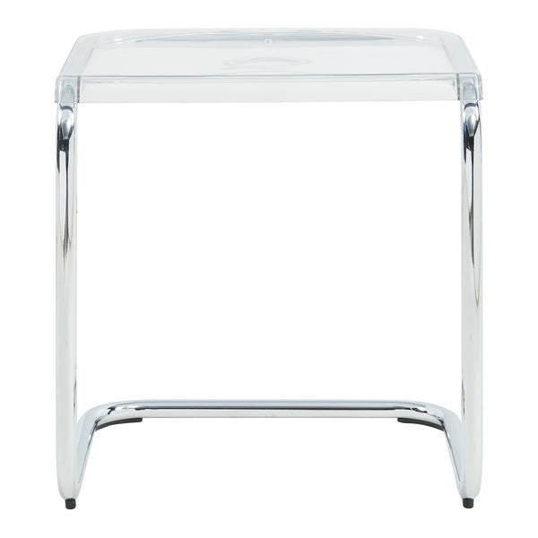 Table d'appoint Brosa 44x37x48 cm Transparent [en.casa]