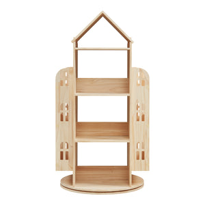 Étagère tournante pour enfants Sanköre 122x64x43 cm Bois de pin naturel [en.casa]
