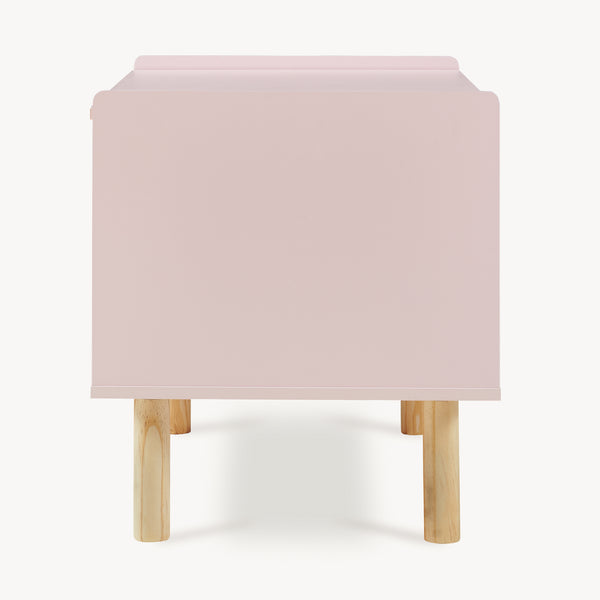 Coffre à jouets Virer 60 x 40 x 45 cm rose [en.casa]