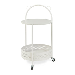 Desserte à roulettes Jässaatka 76 x 40 cm gris [en.casa]