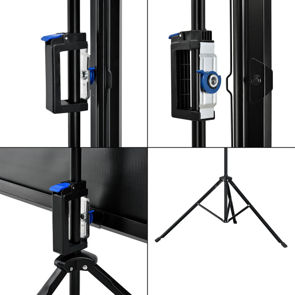 Écran de projection avec trépied 113 pouces [in.tec]