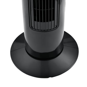 Ventilateur sur pied avec 3 vitesses Silencieux Oscillation Noir in.tec