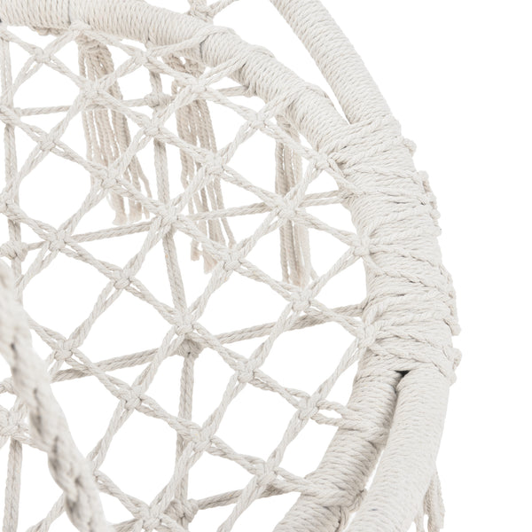 Fauteuil suspendu Tampico Max. 100 kg pour intérieur et extérieur Crème casa.pro