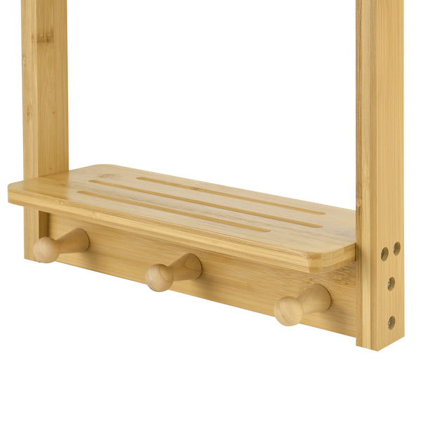 Étagère Murale de Salle de Bain Lidingö 29 x 10 x 70 cm [en.casa]