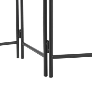 Support de plante (à 3 cache-pots) Doel pliable noir laiton [en.casa]