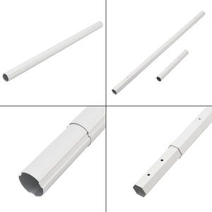 Enrouleur pour bâche de piscine Oliveti à longueur réglable 147-555 cm [en.casa]