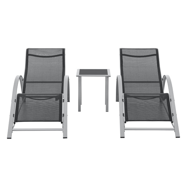 Ensemble de mobilier de jardin Binetto 3 pièces [en.casa]