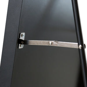 Miroir sur pied Bugnara 160x40cm inclinable Noir [en.casa]