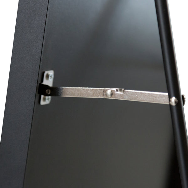 Miroir sur pied Bugnara 160x40cm inclinable Noir [en.casa]