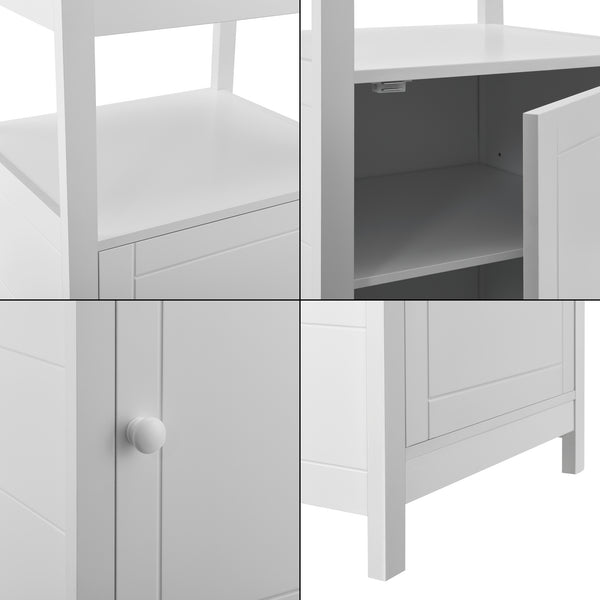 Table d'appoint Merijärvi 79x48x39cm Blanc [en.casa]