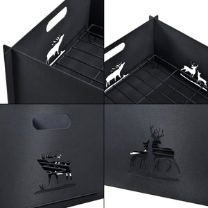 Foyer Etnedal Coupe-feu 25 x 40 x 40 cm [casa.pro]